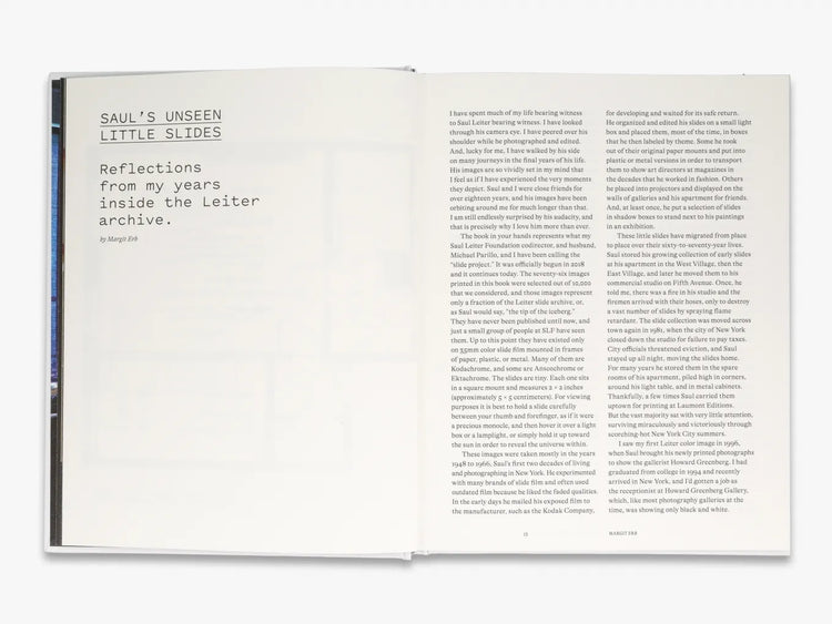 The Unseen Saul Leiter