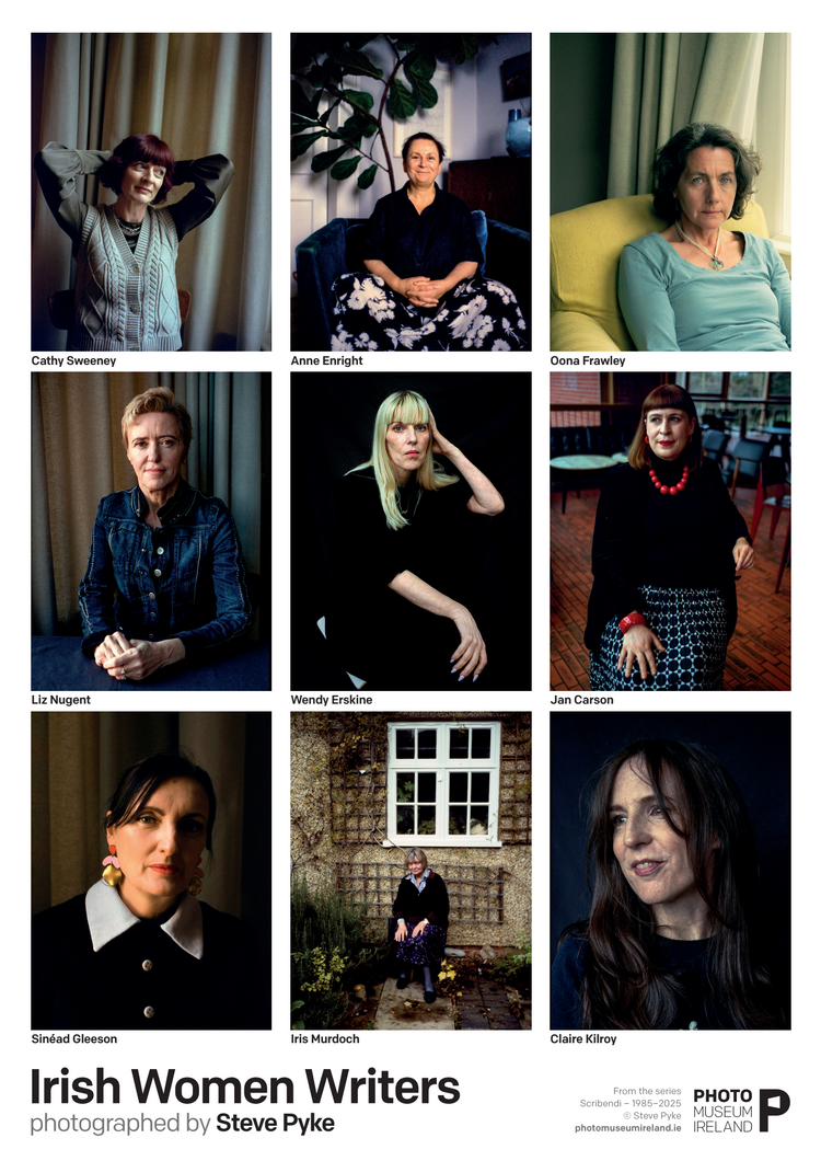 Scribendi: Portraits of Irish Writers 1985-2025, Steve Pyke-A3 Poster