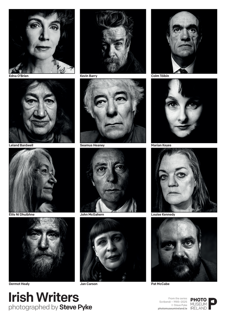 Scribendi: Portraits of Irish Writers 1985-2025, Steve Pyke-A3 Poster