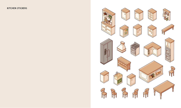 Cute 'n' Cozy Sticker Therapy: Make Your Own Adorable Room Sets!