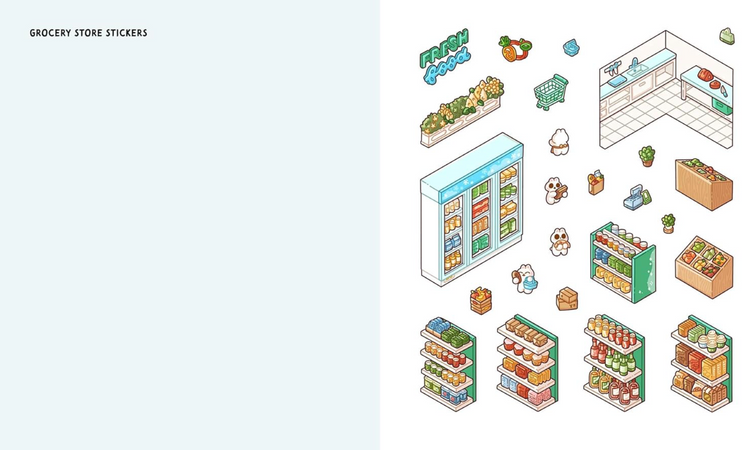 Cute 'n' Cozy Sticker Therapy: Make Your Own Adorable Room Sets!