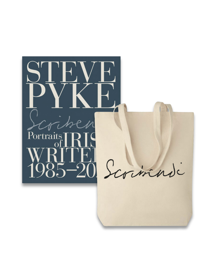 Scribendi: Portraits of Irish Writers 1985-2025, Steve Pyke Book & Tote Bag Bundle