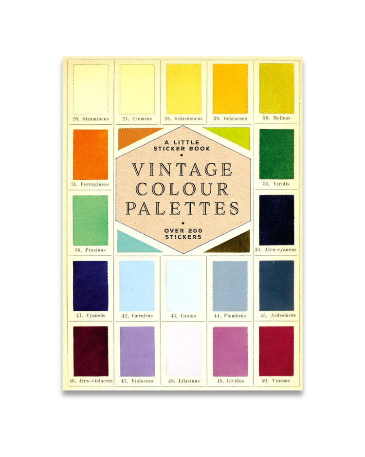 A Little Sticker Book: Vintage Colour Palettes