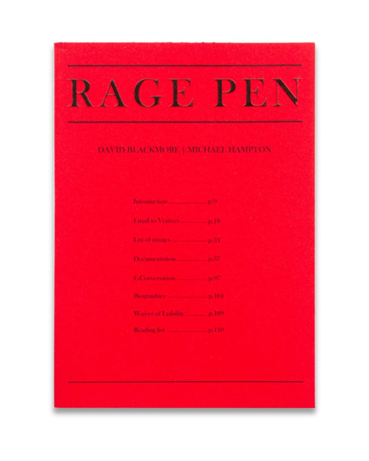 RAGE PEN, David Blackmore