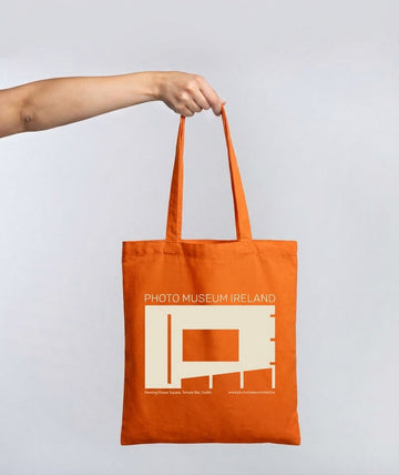 Photo Museum Ireland Tote Bag-Light Orange