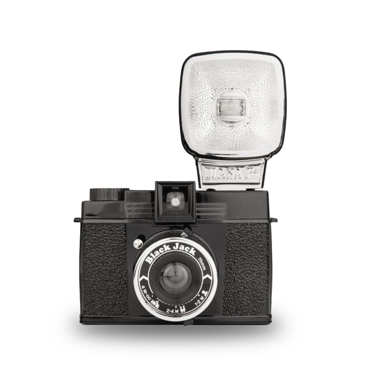 Diana F+ Camera & Flash-Black Jack (Limited Edition)