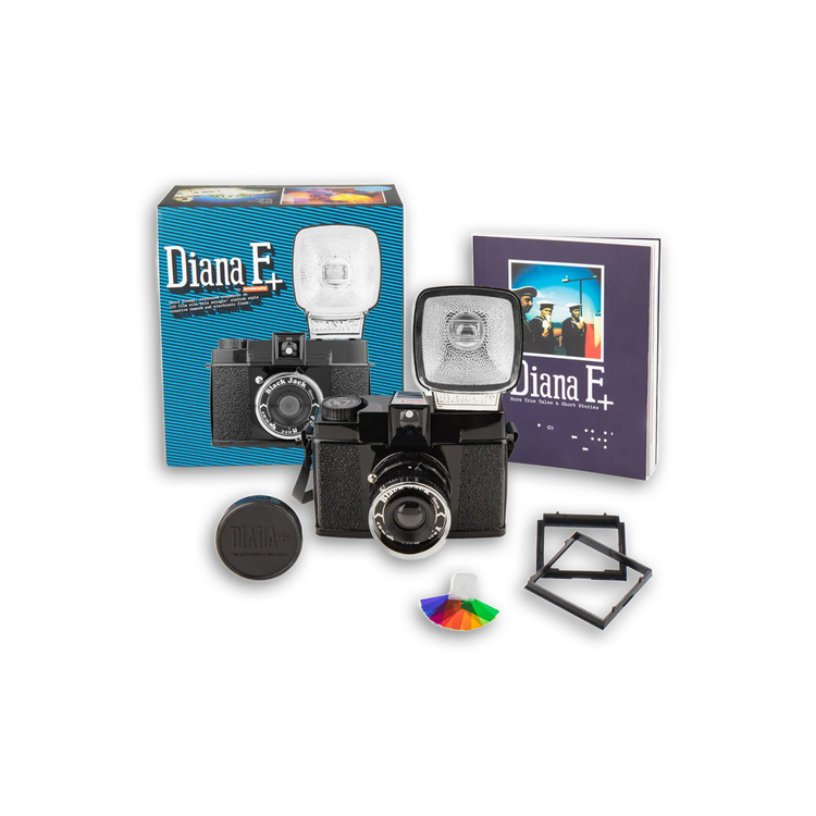 Diana F+ Camera & Flash-Black Jack (Limited Edition)