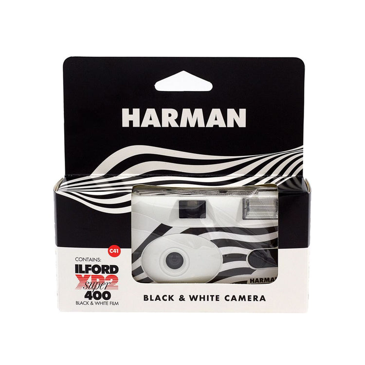 HARMAN XP2 Super Single Use Camera with Flash-Black & White