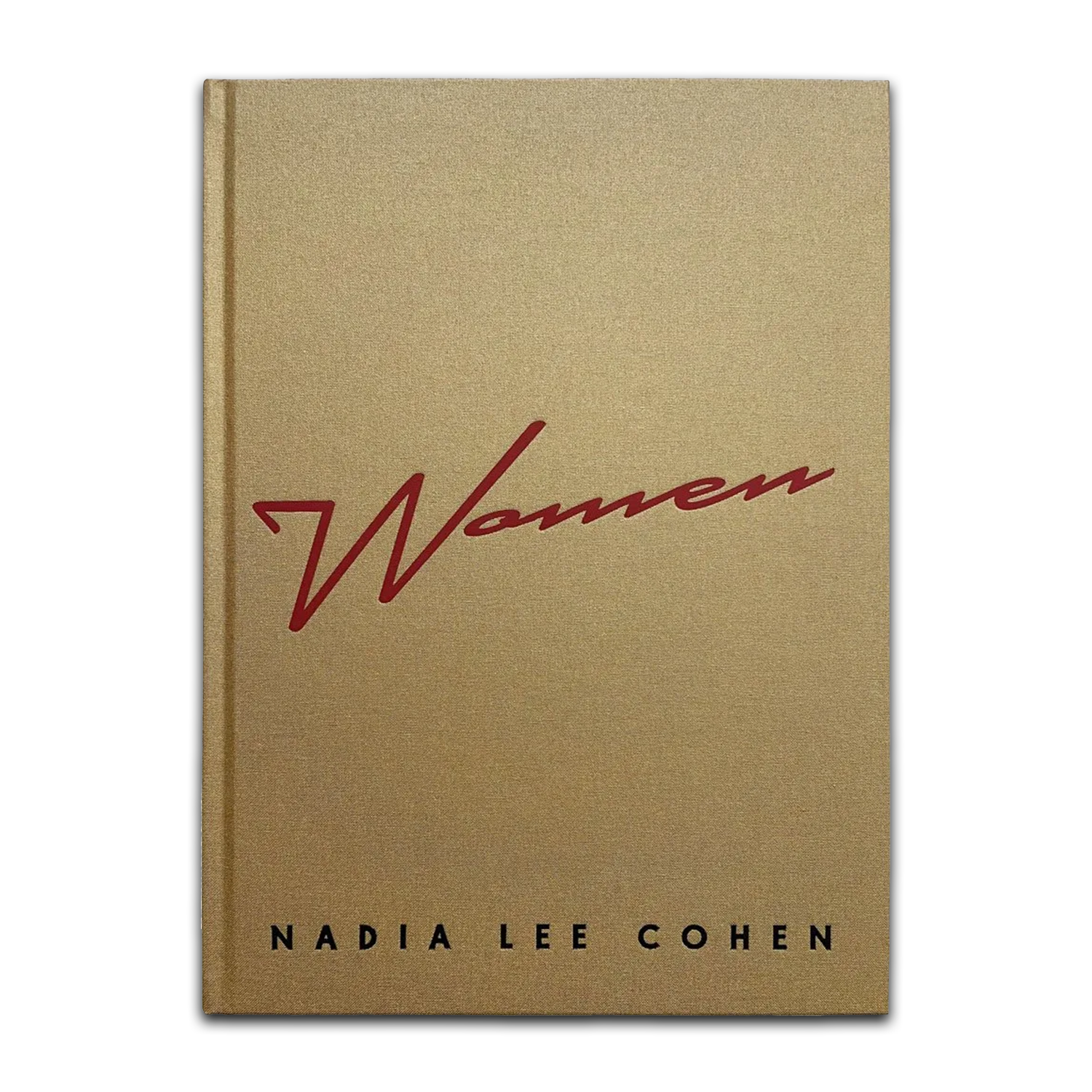 Book titled 'Women' by Nadia Lee Cohen with a brown cover and red text.