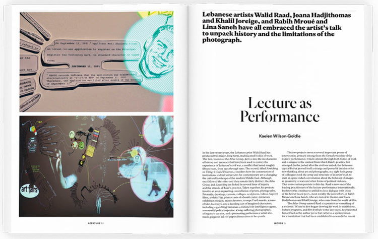 Aperture 221: Performance by Aperture Magazine Photo Museum Ireland