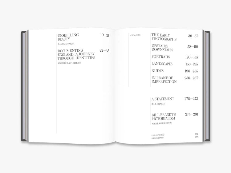 Bill Brandt by Ramón Esparza, Maude de la Forterie, Bill Brandt and Nigel Warburton