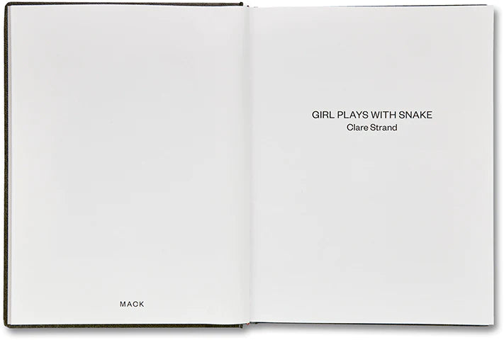 Girl Plays with Snake by Clare Strand