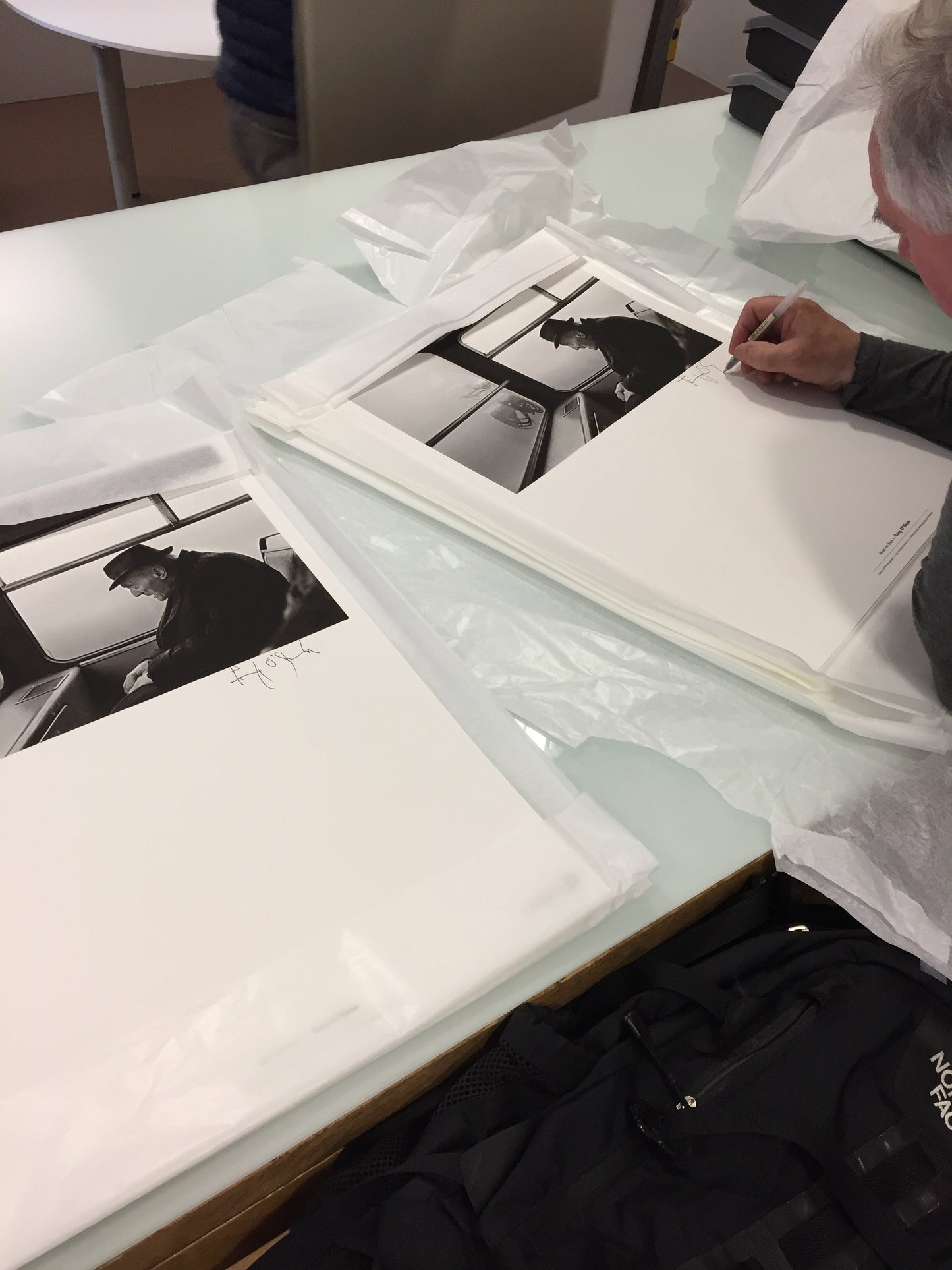 Man on Bus by Tony O'Shea - Signed Special Edition Print