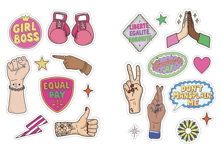 A Little Sticker Book: Stickers Against the Patriarchy