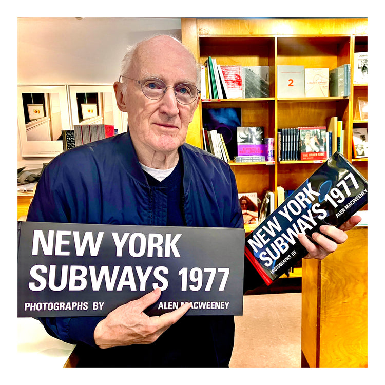 SIGNED: New York Subways 1977 by Alen MacWeeney - Pre Order