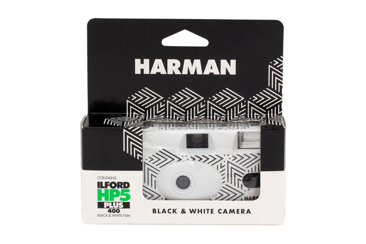 HARMAN Ilford HP5 Plus Single Use Camera with Flash-Black & White