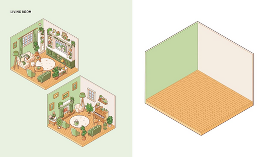 Cute 'n' Cozy Sticker Therapy: Make Your Own Adorable Room Sets!