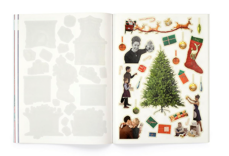 Cut Up This Book: Christmas Collage Kit, Maria Rivans