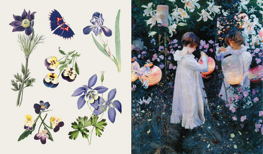 The Sticker Treasury of Blooms and Butterflies