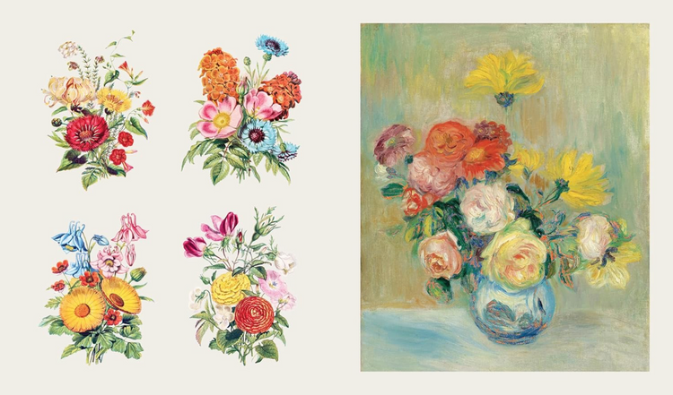 The Sticker Treasury of Blooms and Butterflies