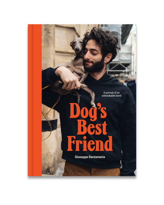 Book cover titled 'Dog's Best Friend' with a person holding a dog.