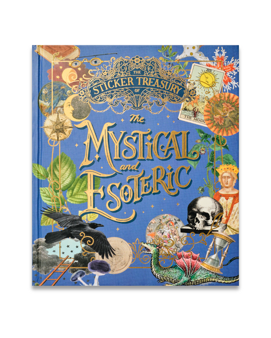 Book titled 'The Mystical and Esoteric' with decorative cover featuring symbols and text.