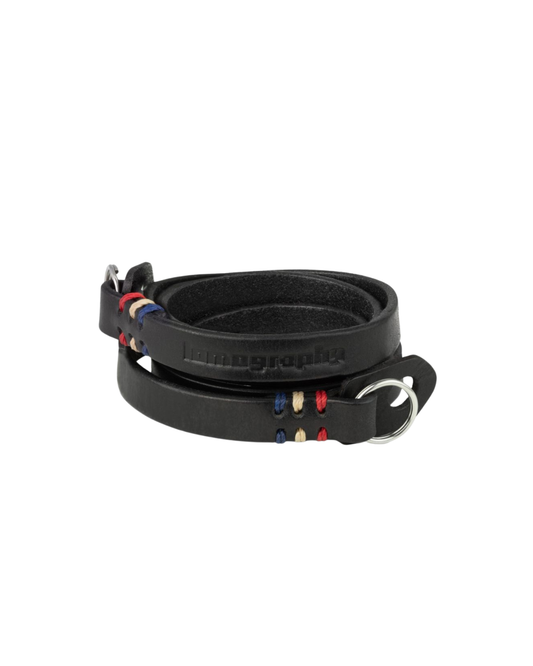 Lomography Explorer 110cm Camera Strap - Black Leather