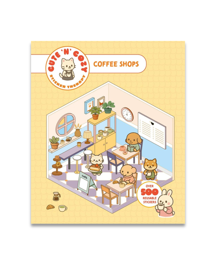 Cute 'n' Cozy Sticker Therapy: Coffee Shops
