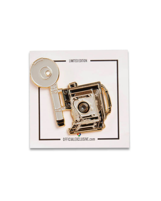 Speed Graphic Large Format Camera Pin-Gold Variant
