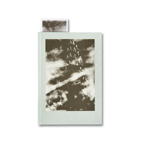 Book with a cover featuring abstract design on a white background