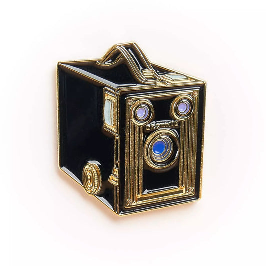 Brownie Camera Pin - Gold