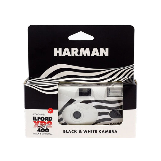 HARMAN XP2 Super Single Use Camera with Flash-Black & White