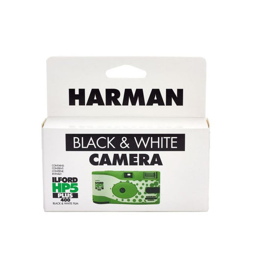 HARMAN Ilford HP5 Plus Single Use Camera with Flash-Black & White