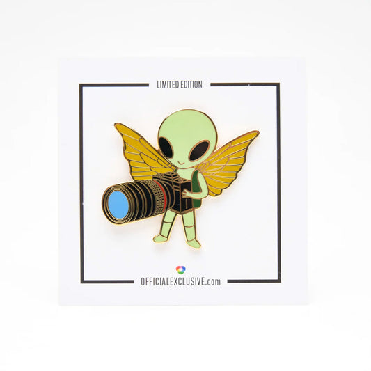 Alien Photographer Pin