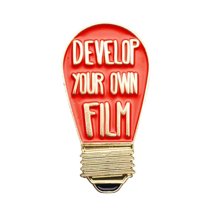 Develop Your Own Film Darkroom Red Bulb Pin