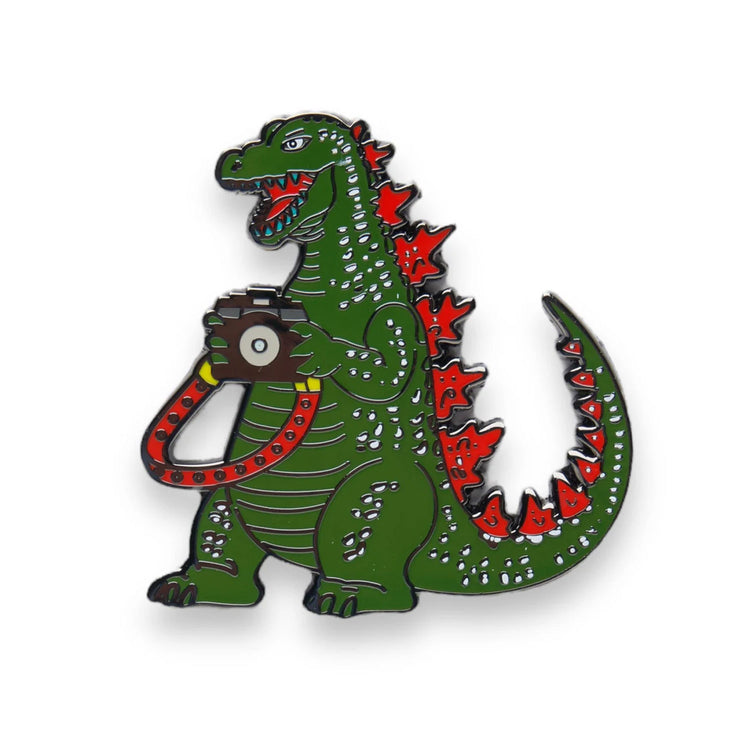 Dinosaur Photographer Pin