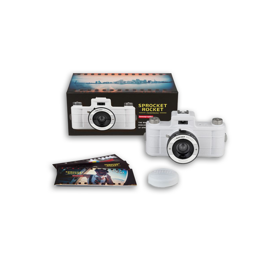 Sprocket Rocket 35mm Panoramic Camera in Coconut