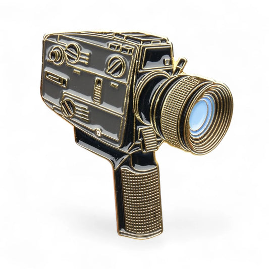 Super8mm Camera Novelty Pin