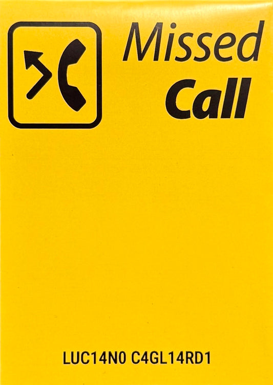 Missed Call (Second Edition), Luciano Cagliardi