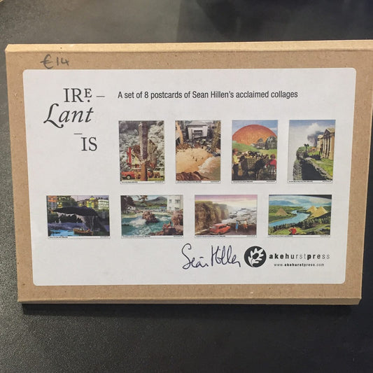 Irelantis - Signed Set of 8 postcards by Sean Hillen