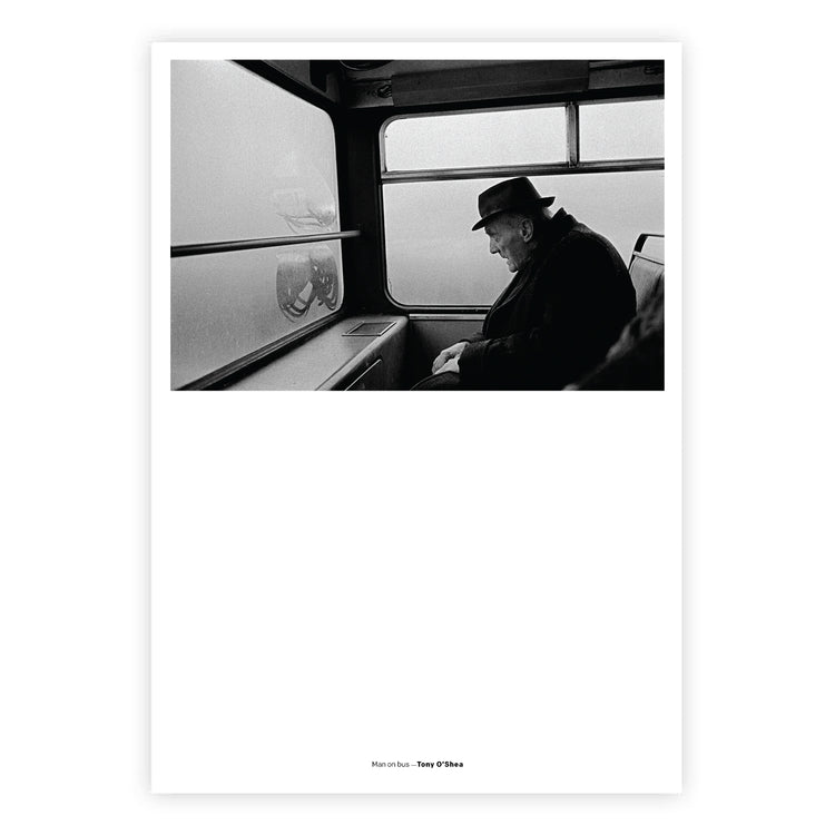 Man on Bus by Tony O'Shea - Signed Special Edition Print - unframed